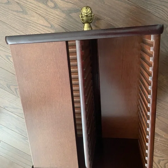 Bombay/Wooden CD Storage Rack & Carousel - Picture 4 of 8